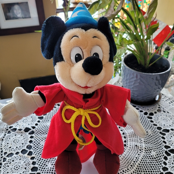 Disney Other - Disney Sorcerer Mickey Mouse Plush Toy
